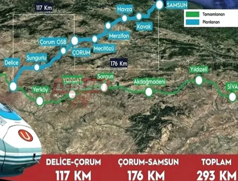 Delice-Sungurlu-Çorum Hızlı Tren İhalesi Tamamlandı